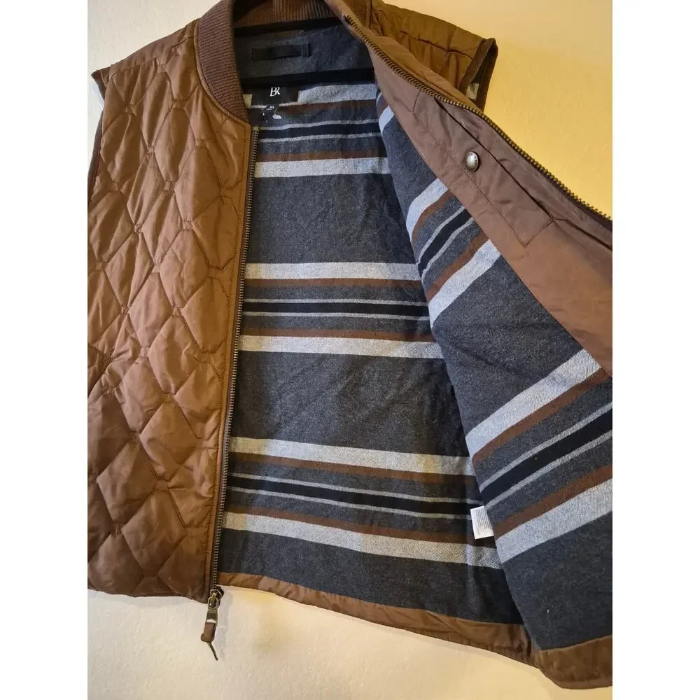 Banana Republic Luis Quilted Vest in Brown